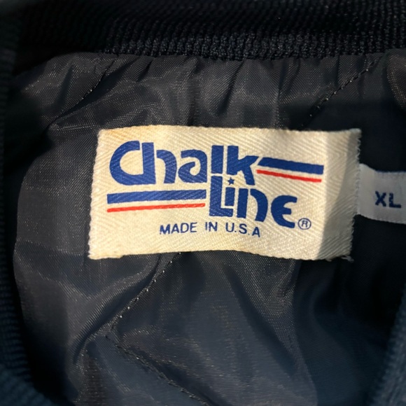 Vintage Dallas Cowboys Chalk Line NFL Satin Jacket 90s Size XLarge - Picture 5 of 9